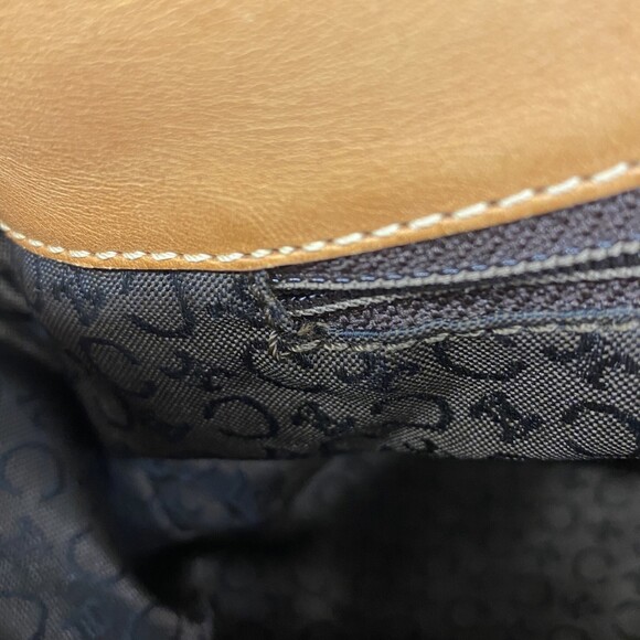 Celine Shoulder Bag C Macadam Suede Beige Women's - Picture 10 of 14